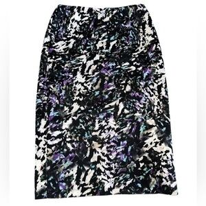 Mossimo-Women's Multicolor Pencil Stretchy Pull
Up Skirt Size Small